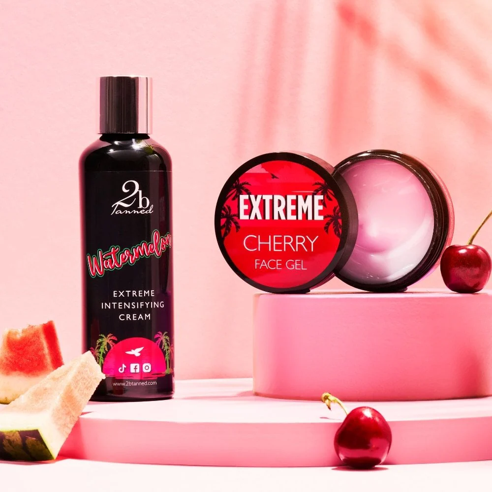 2BTanned Extreme Cherry Face Gel Tanning Accelerator 60ml - Image 6