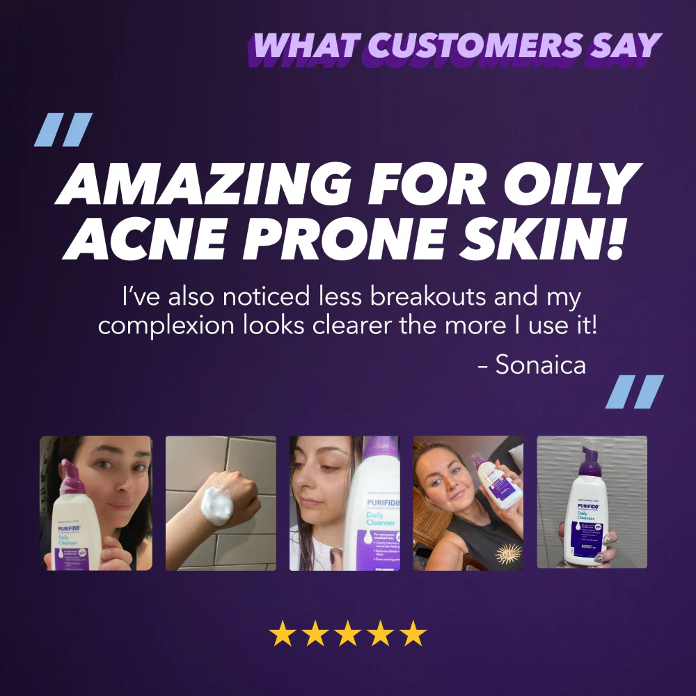 Acnecide + Purifide Purifide Daily Facial Cleanser 235ml - Image 8