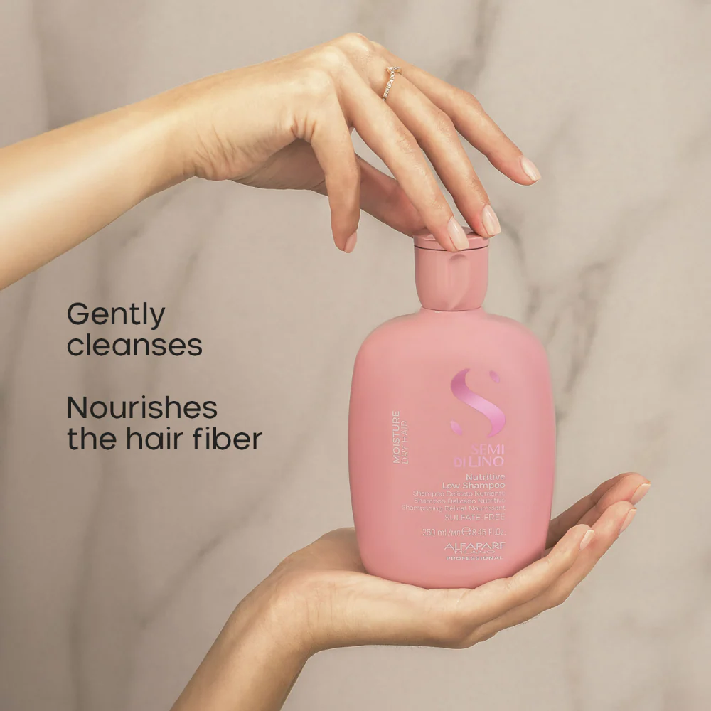 Alfaparf Milano Semi Di Lino Moisture Nutritive Shampoo 250ml - Image 3