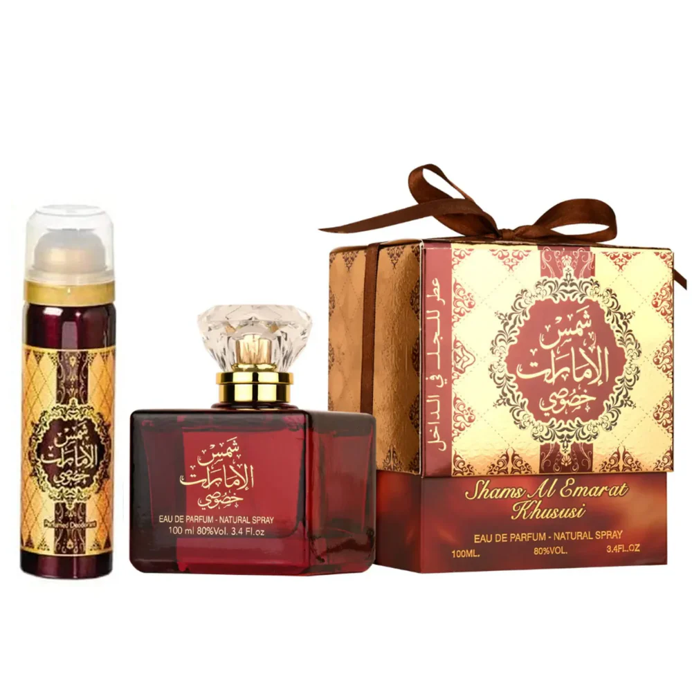 Ard Al Zaafaran Shams Al Emarat Khususi Eau De Parfum Gift Set 100ml