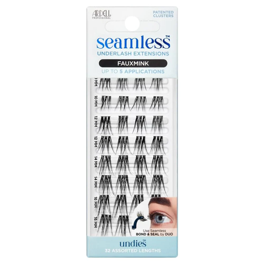 Ardell Seamless Underlash Extensions Faux Mink Lashes Refill Black