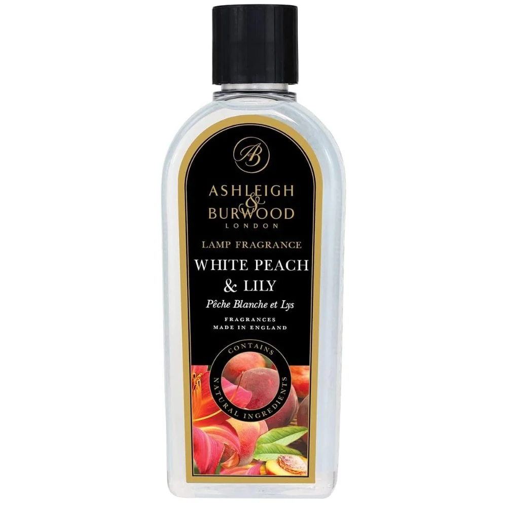 Ashleigh & Burwood Lamp Fragrance White Peach & Lily 500ml
