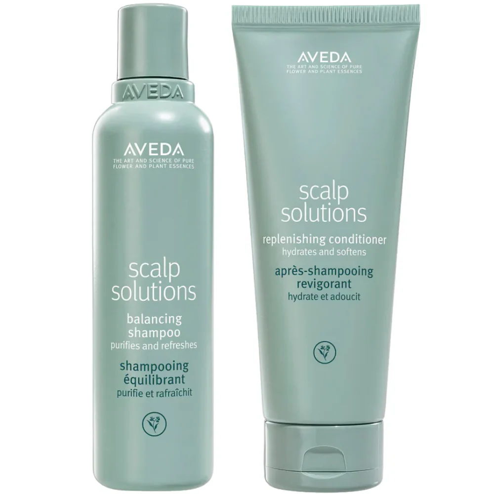 Aveda Scalp Solutions Balancing Shampoo & Replenishing Conditioner Twin 2 x 200ml