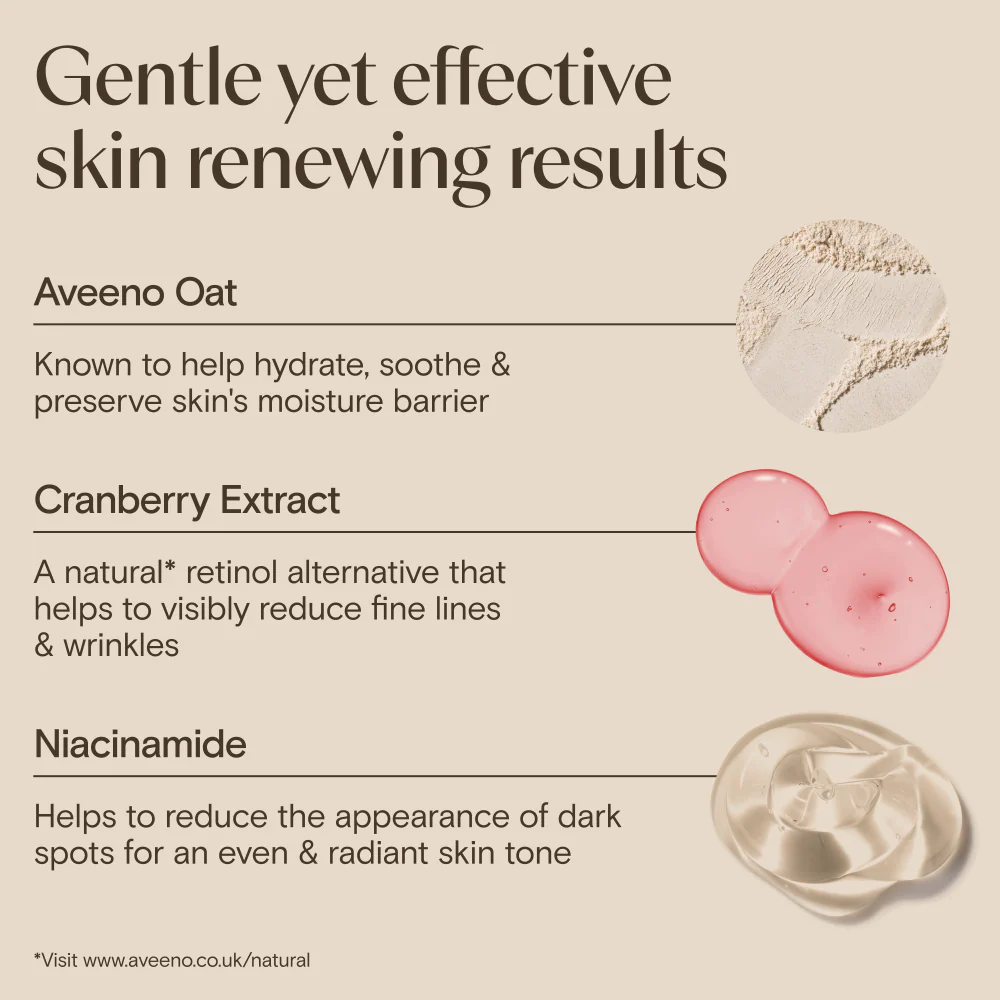 Aveeno Age Renewal Face Cream Retinol Alternative 50ml - Image 8