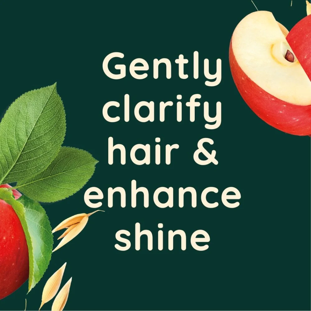 Aveeno Clarify and Shine+ Apple Cider Vinegar Blend Shampoo 300ml - Image 3