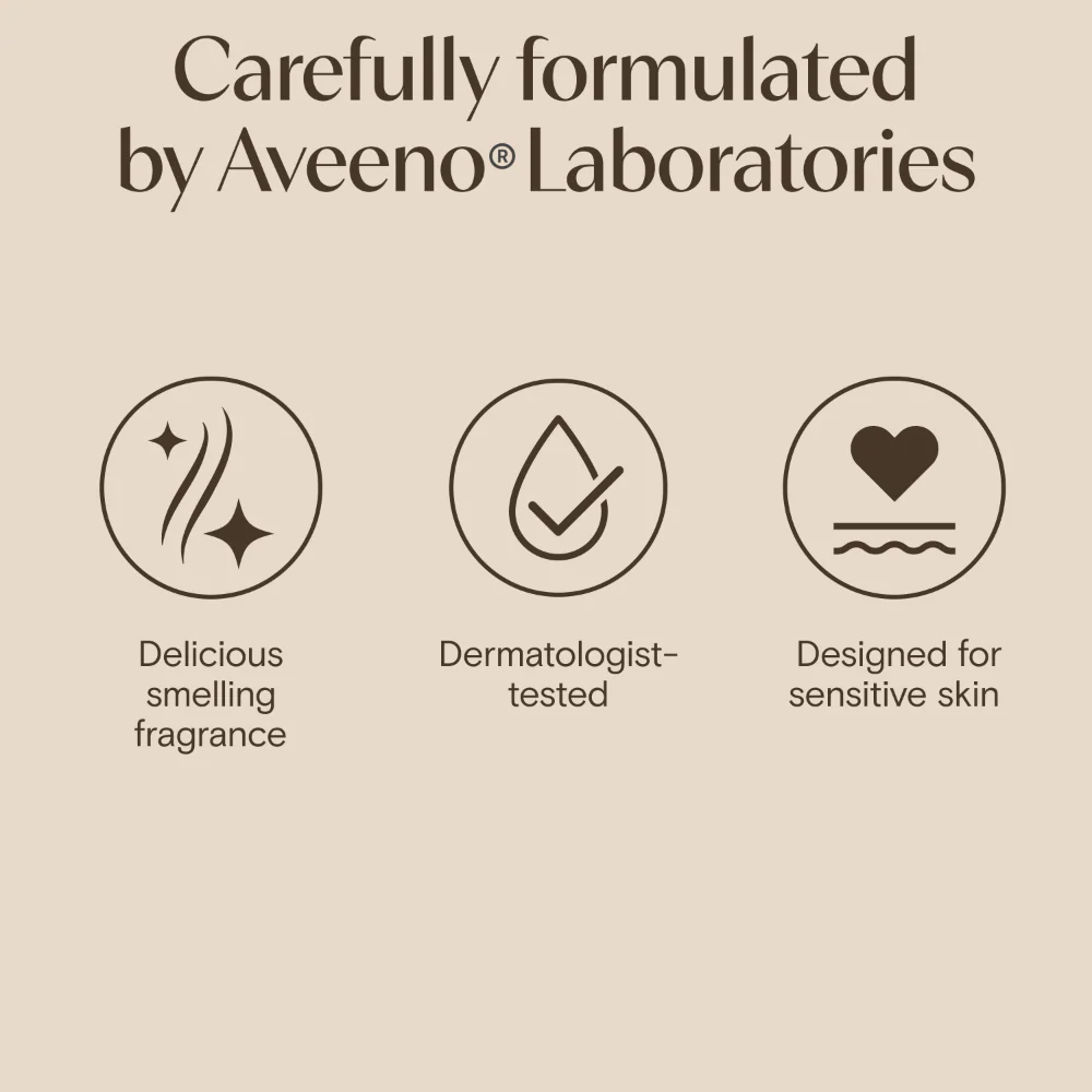 Aveeno Daily Moisturising Yogurt Body Cream Apricot & Honey Scent 300ml - Image 7