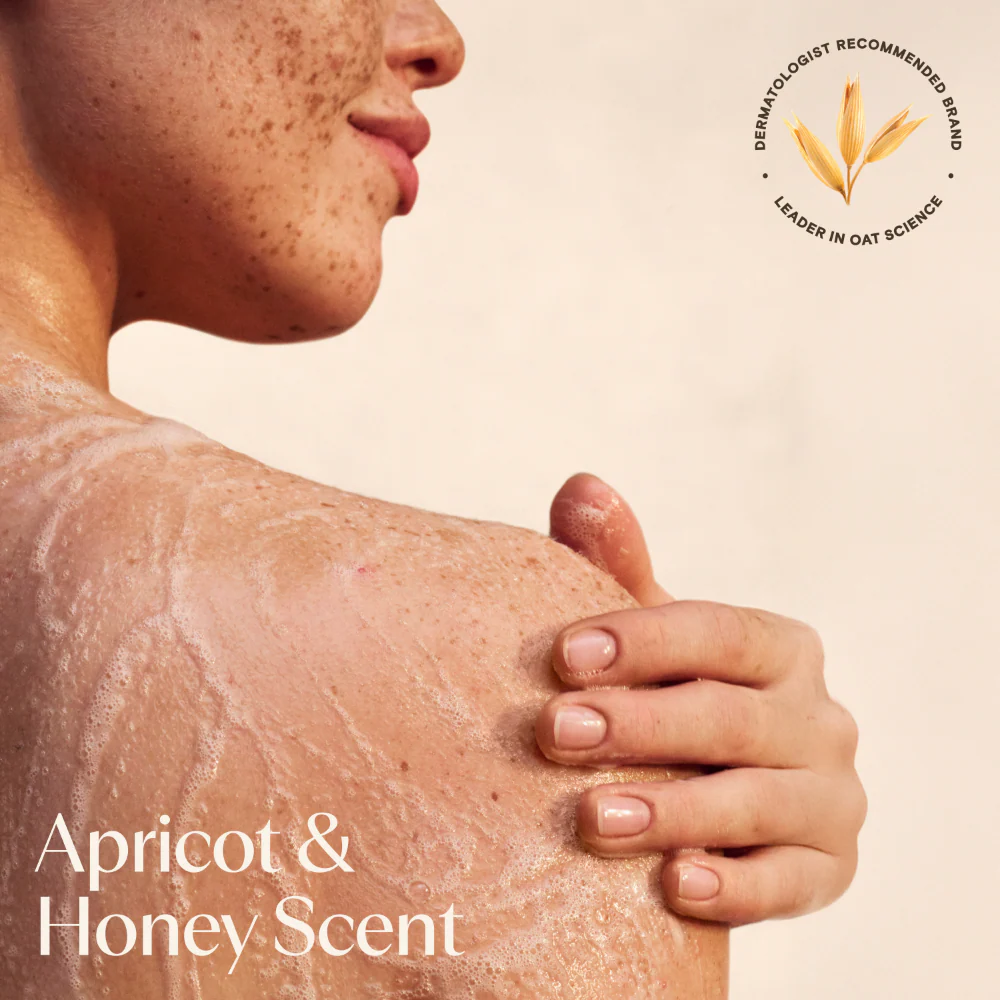 Aveeno Daily Moisturising Yogurt Body Wash Apricot & Honey 300ml - Image 6
