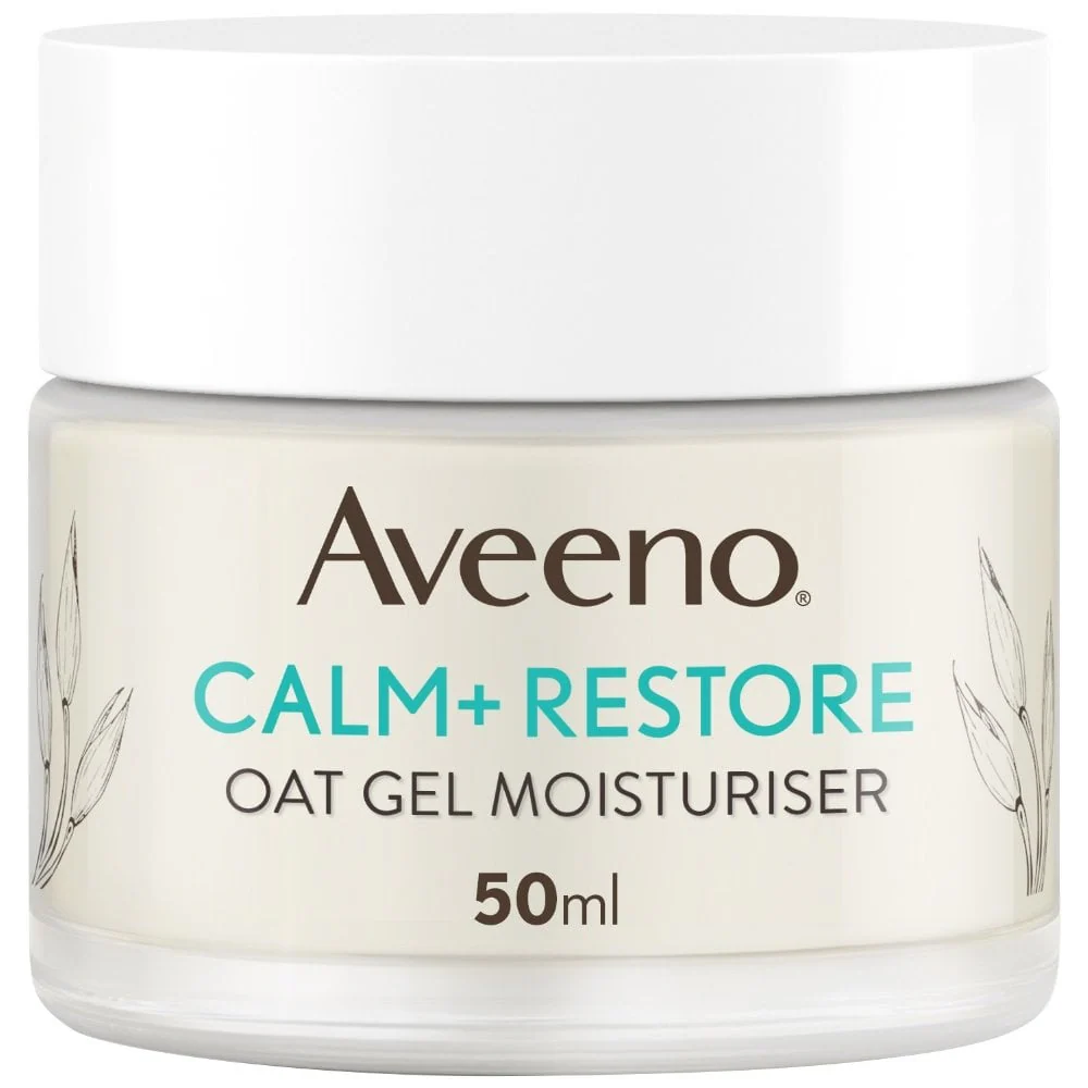 Aveeno Face Calm+ Restore Oat Gel Moisturiser 50ml
