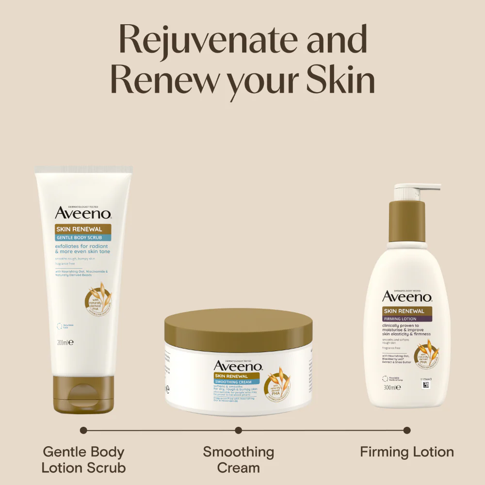 Aveeno Skin Renew Exfoliating Smoothing Cream 300ml - Image 8