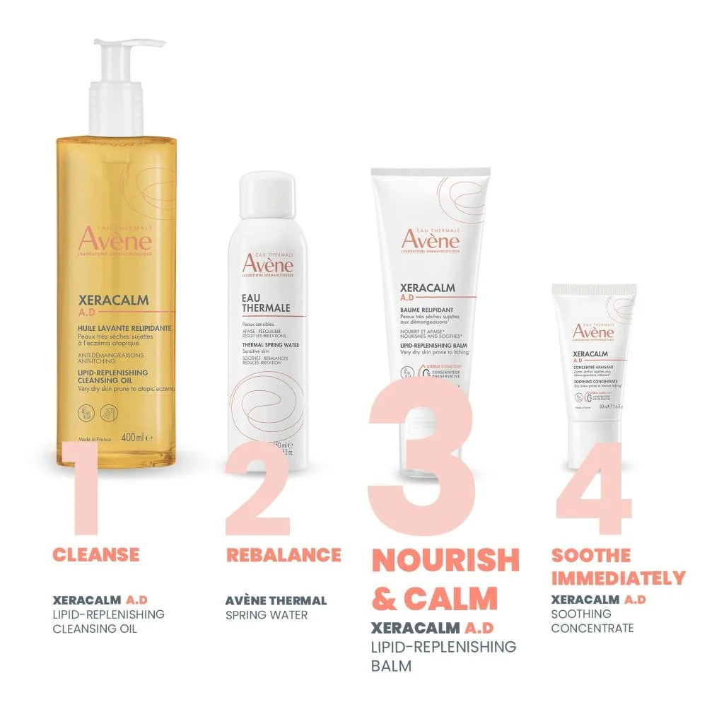 Avene XeraCalm A.D. Lipid-Replenishing Balm Moisturiser 200ml - Image 5