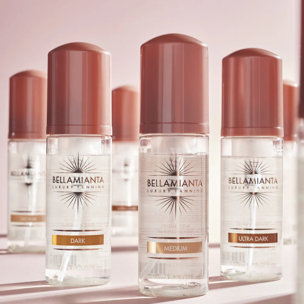 Bellamianta Crystal Clear Tanning Mousse Ultra Dark 150ml - Image 4