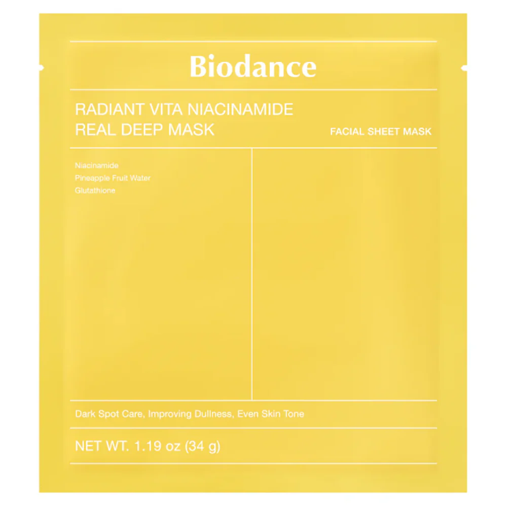 Biodance Radiant Vita Niacinamide Real Deep Mask 34g