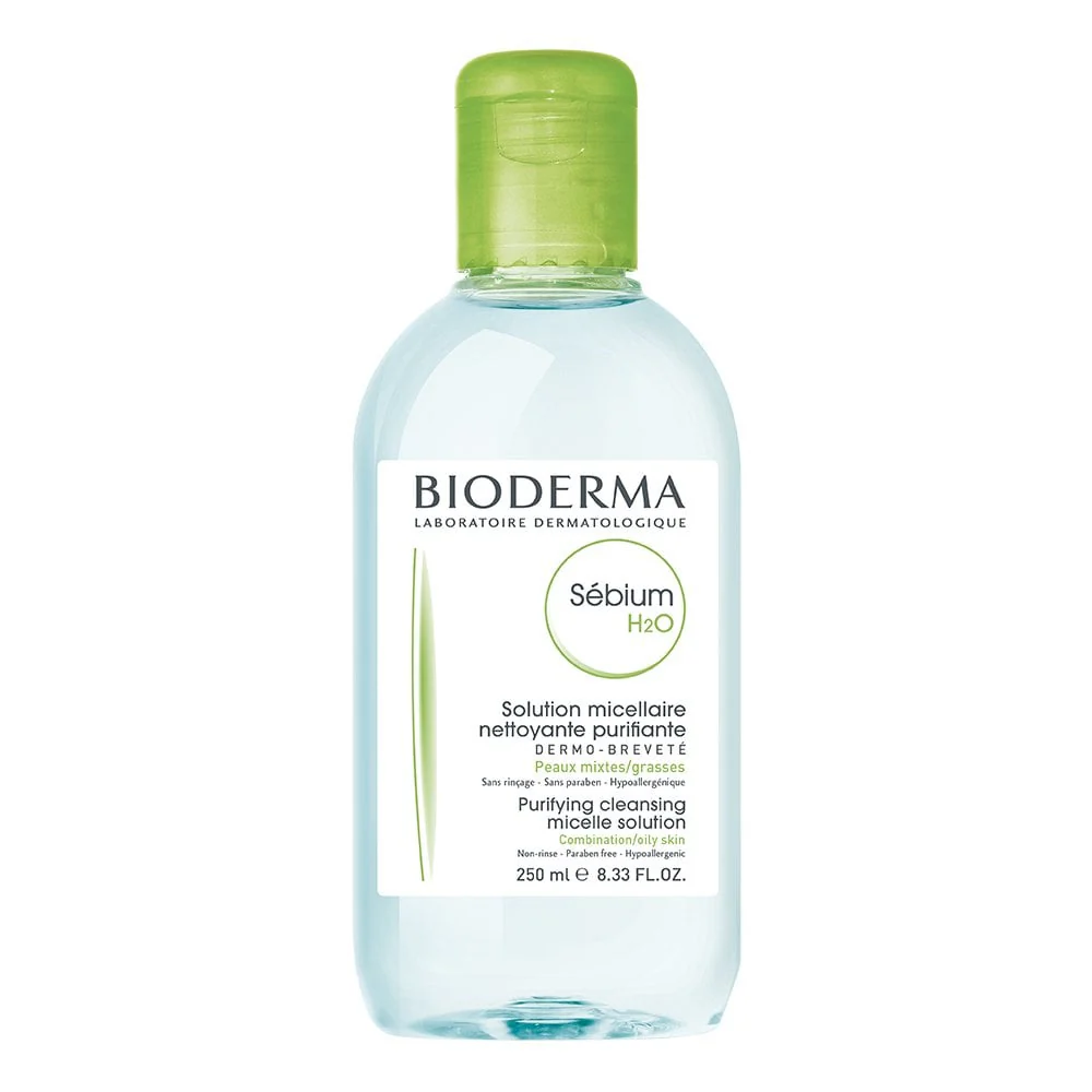 Bioderma Sebium H2O Micellar Water Makeup Removing Cleanser 250ml