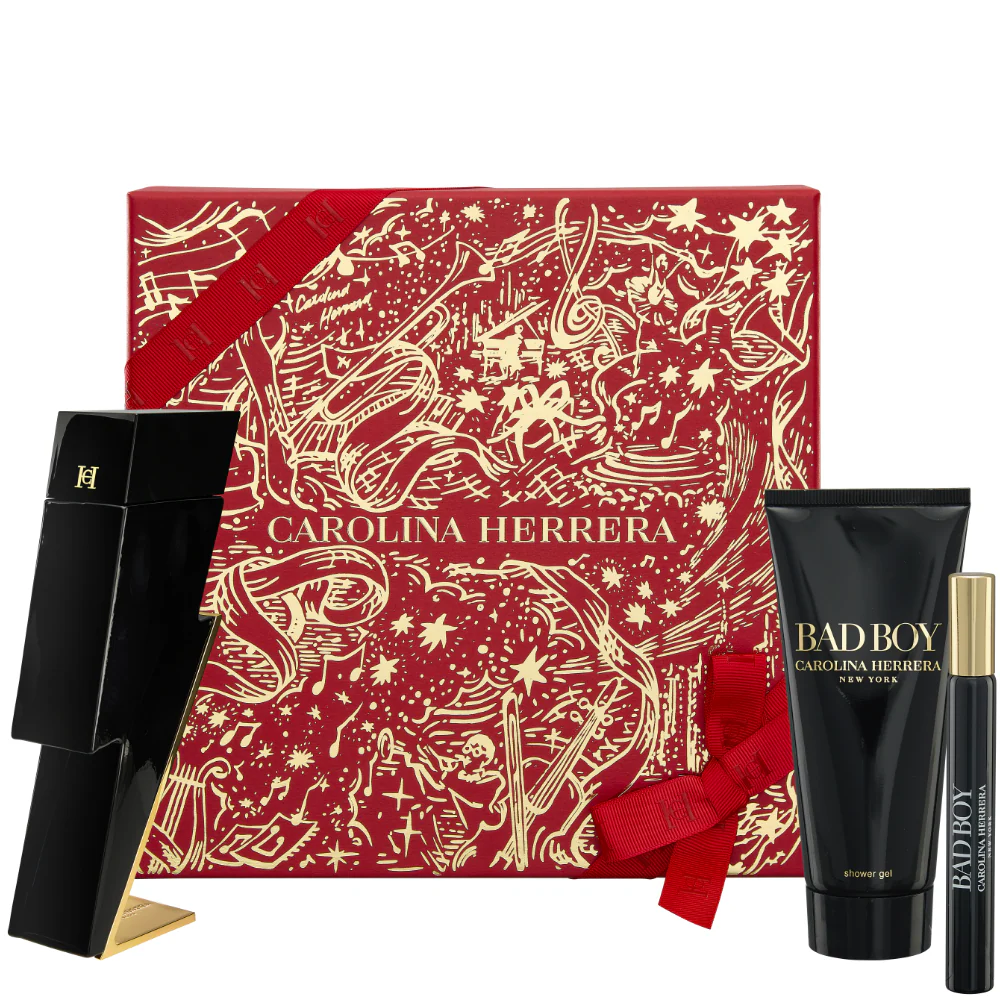 Carolina Herrera Bad Boy Eau De Toilette Gift Set 50ml