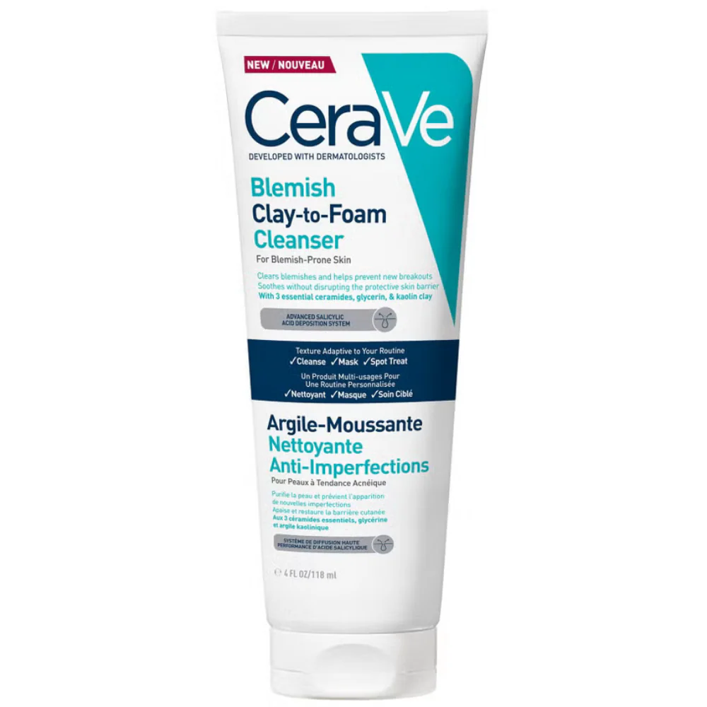CeraVe Blemish Clay-To-Foam Cleanser 118ml