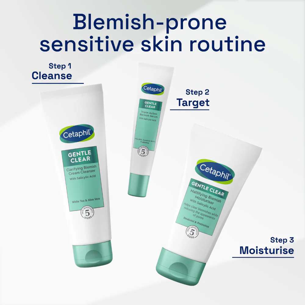 Cetaphil Gentle Clear Clarifying Cream Cleanser 124ml - Image 5