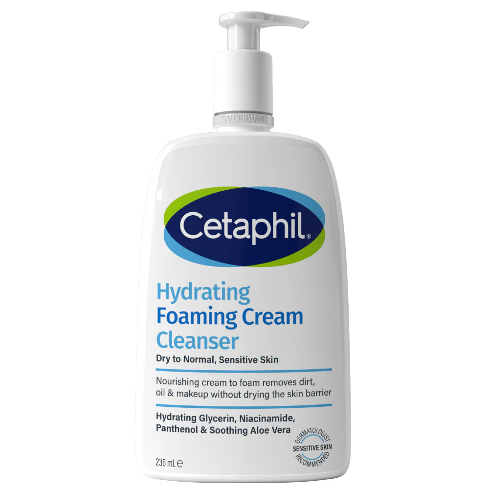 Cetaphil Hydrating Foaming Cream Cleanser 236ml