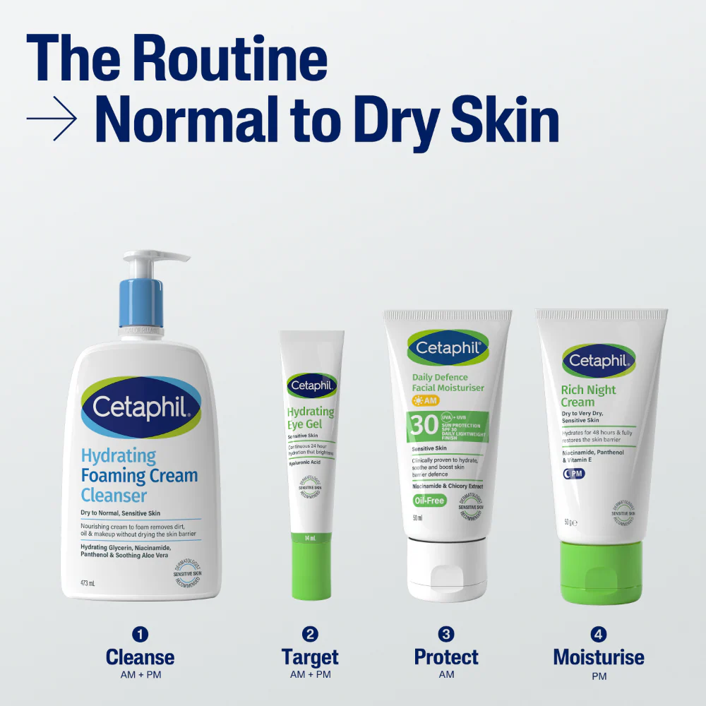 Cetaphil Hydrating Foaming Cream Cleanser 236ml - Image 7