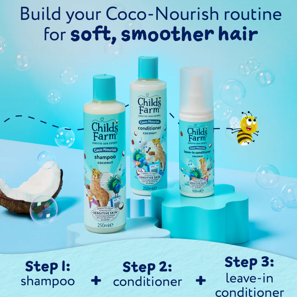 Childs Farm Coco-Nourish Leave In Conditioner 100ml - Image 7