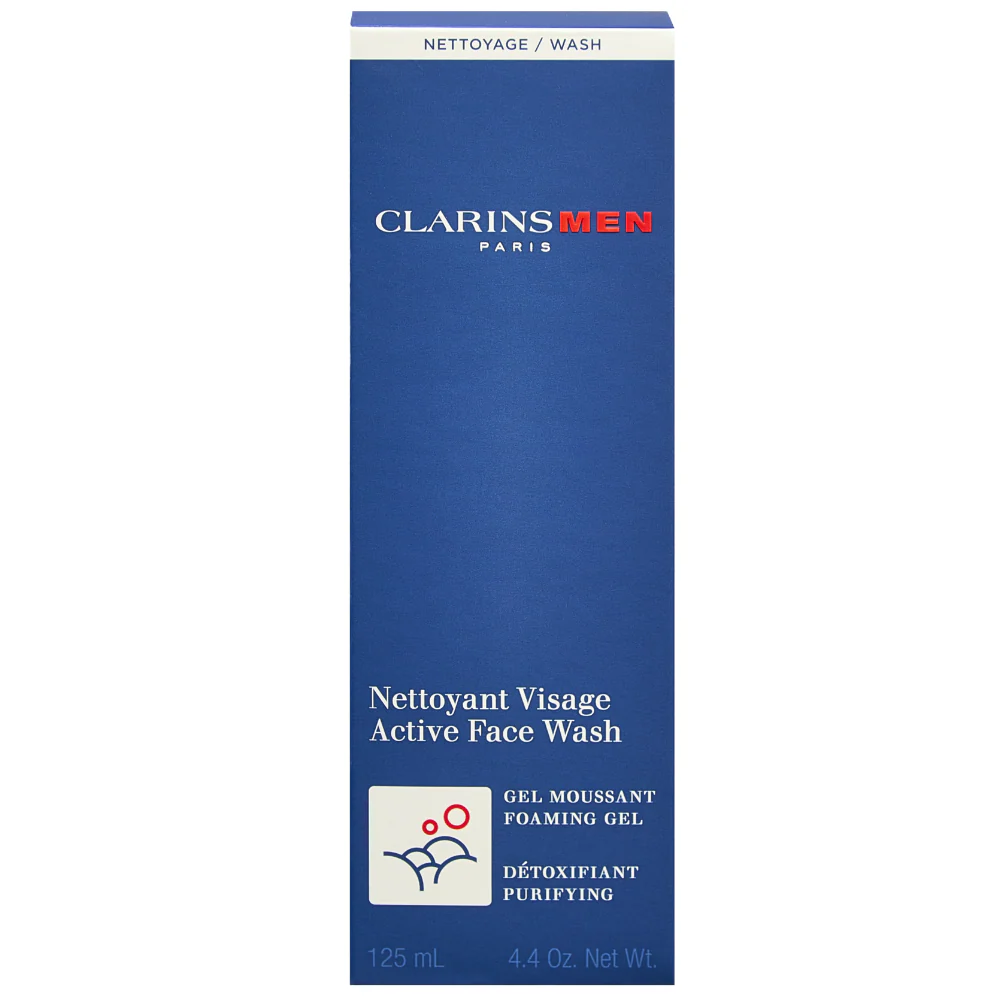 Clarins Men Active Face Wash Foaming Gel 125ml - Image 3