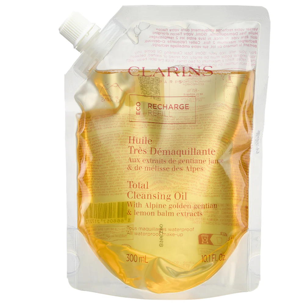 Clarins Total Cleansing Oil Refill Pouch 300ml
