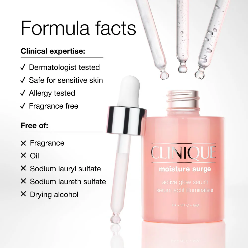 Clinique Moist Surge Active Glow Serum 50ml - Image 5