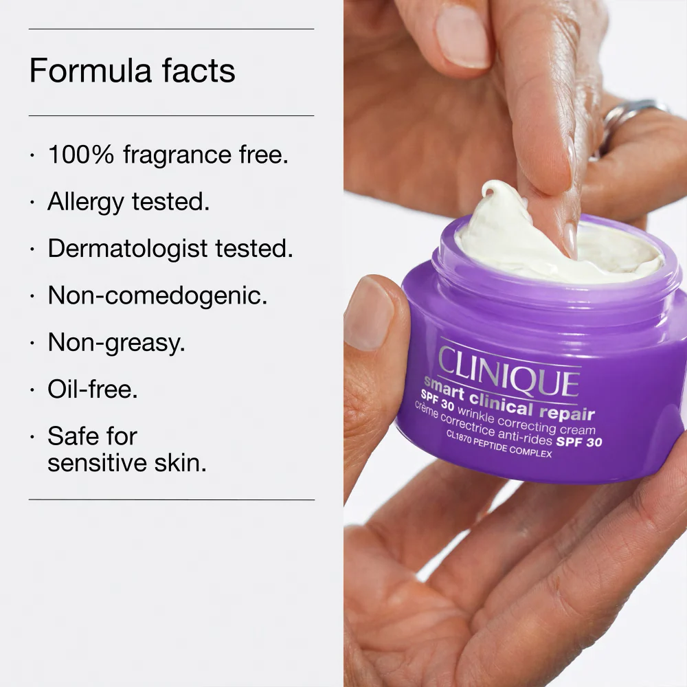 Clinique Smart Clinical Repair Wrinkle Correcting Cream SPF30 75ml - Image 6