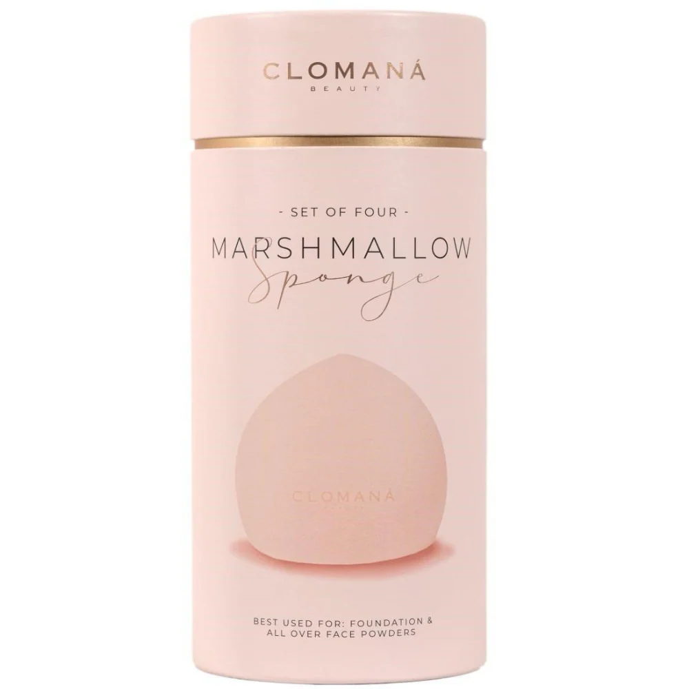 Clomana Marshmallow Sponge Shape 2 Pack of 4