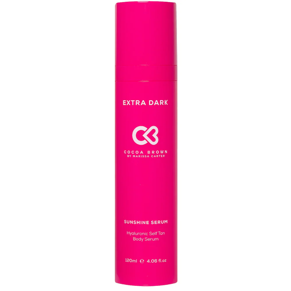 Cocoa Brown Sunshine Serum Hyaluronic Self Tan Body Extra Dark 120ml