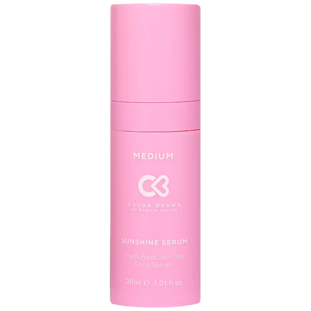 Cocoa Brown Sunshine Serum Hyaluronic Self Tan Face Serum Medium 30ml