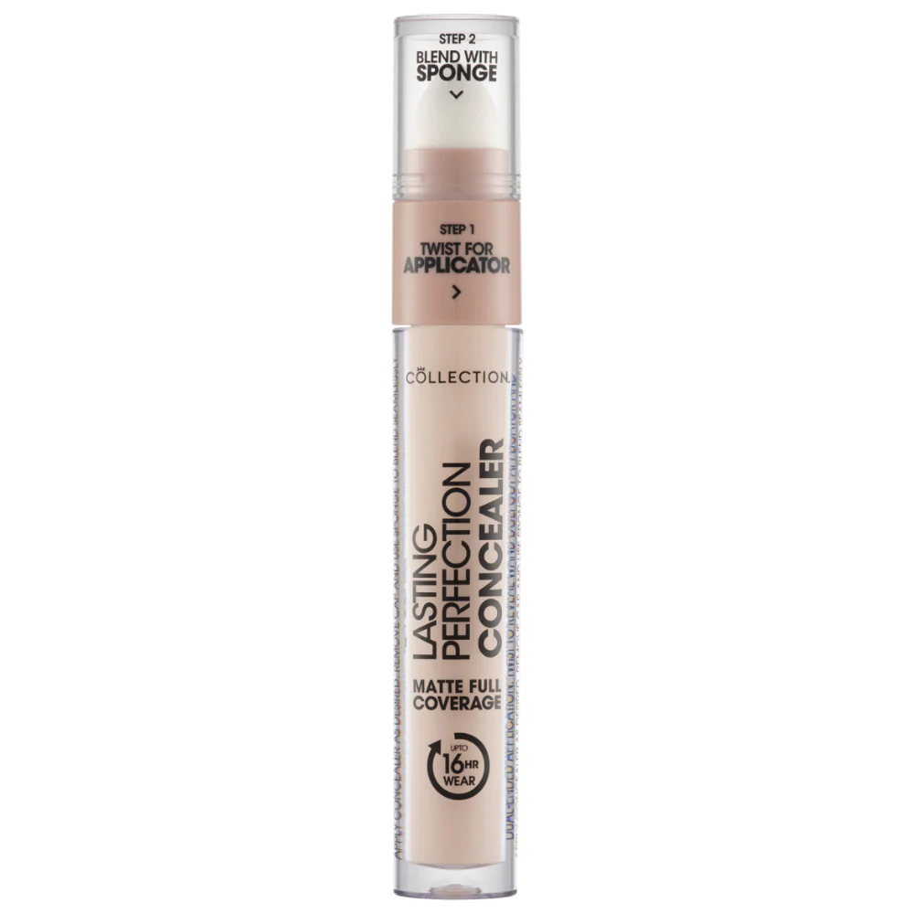 Collection Cosmetics Lasting Perfection Matte Full Coverage Concealer 3.5ml - Image 6