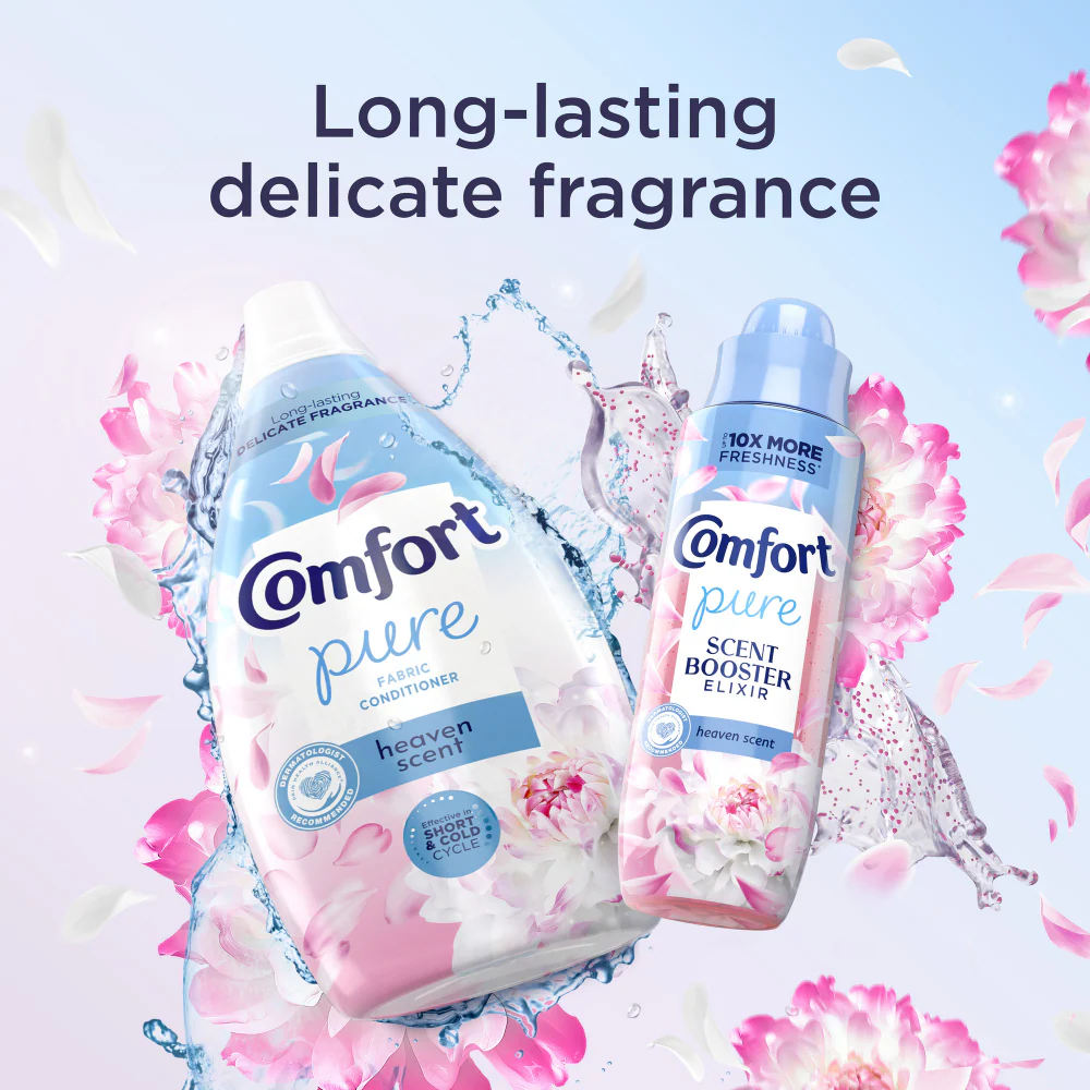 Comfort Pure Heaven Scent Fabric Conditioner 38 Washes 570ml - Image 4