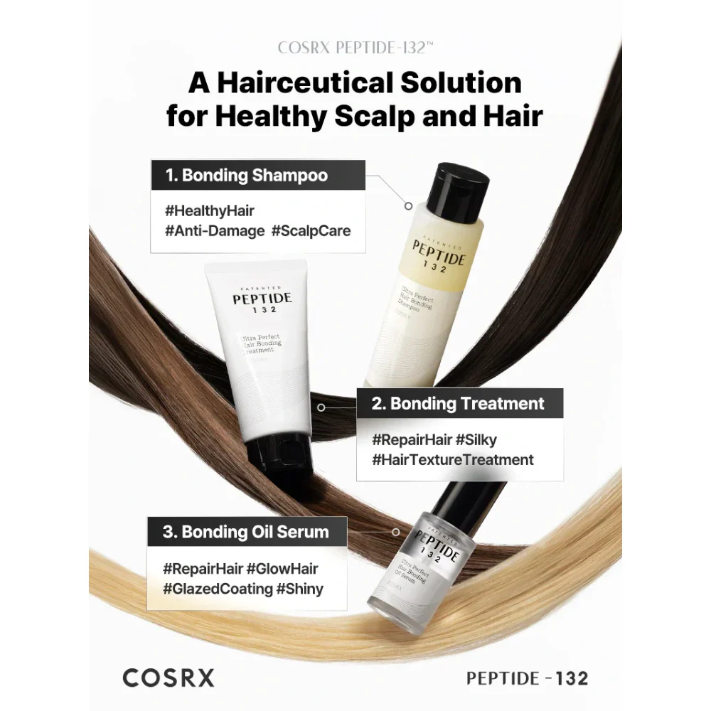CosRx Peptide 132 Ultra Perfect Hair Bonding Shampoo 200ml - Image 9