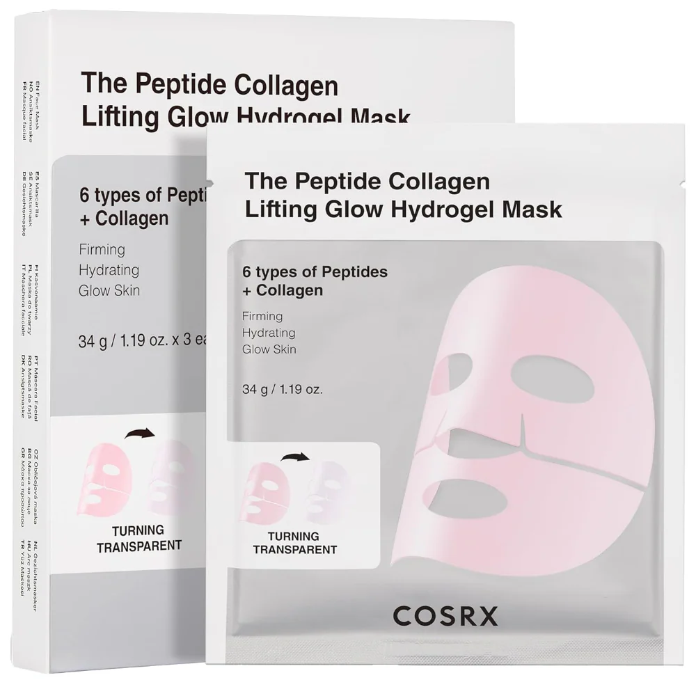 CosRx The Peptide Collagen Lifting Glow Hydrogel Sheet Mask 34g - Image 2