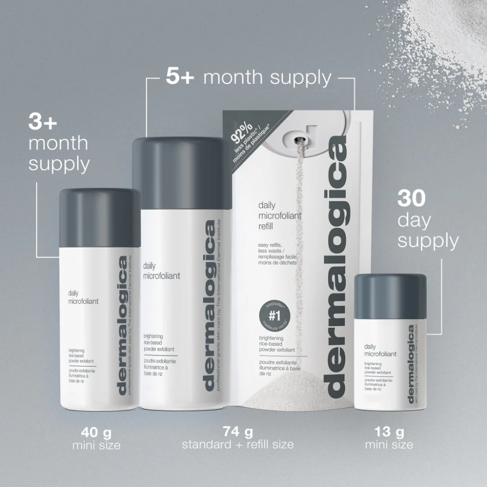 Dermalogica Daily Microfoliant Brightening Powder Exfoliant Refill 74g - Image 8