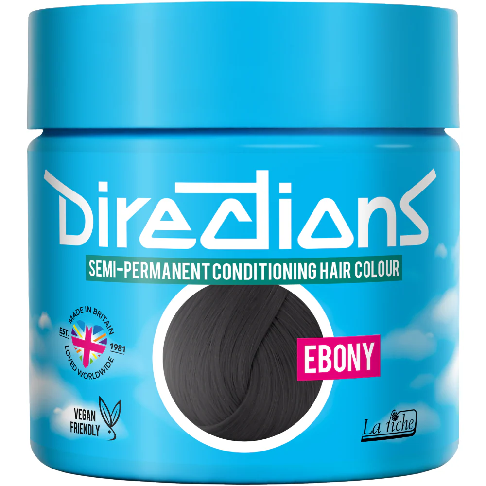 Directions Ebony Hair Dye 88ml