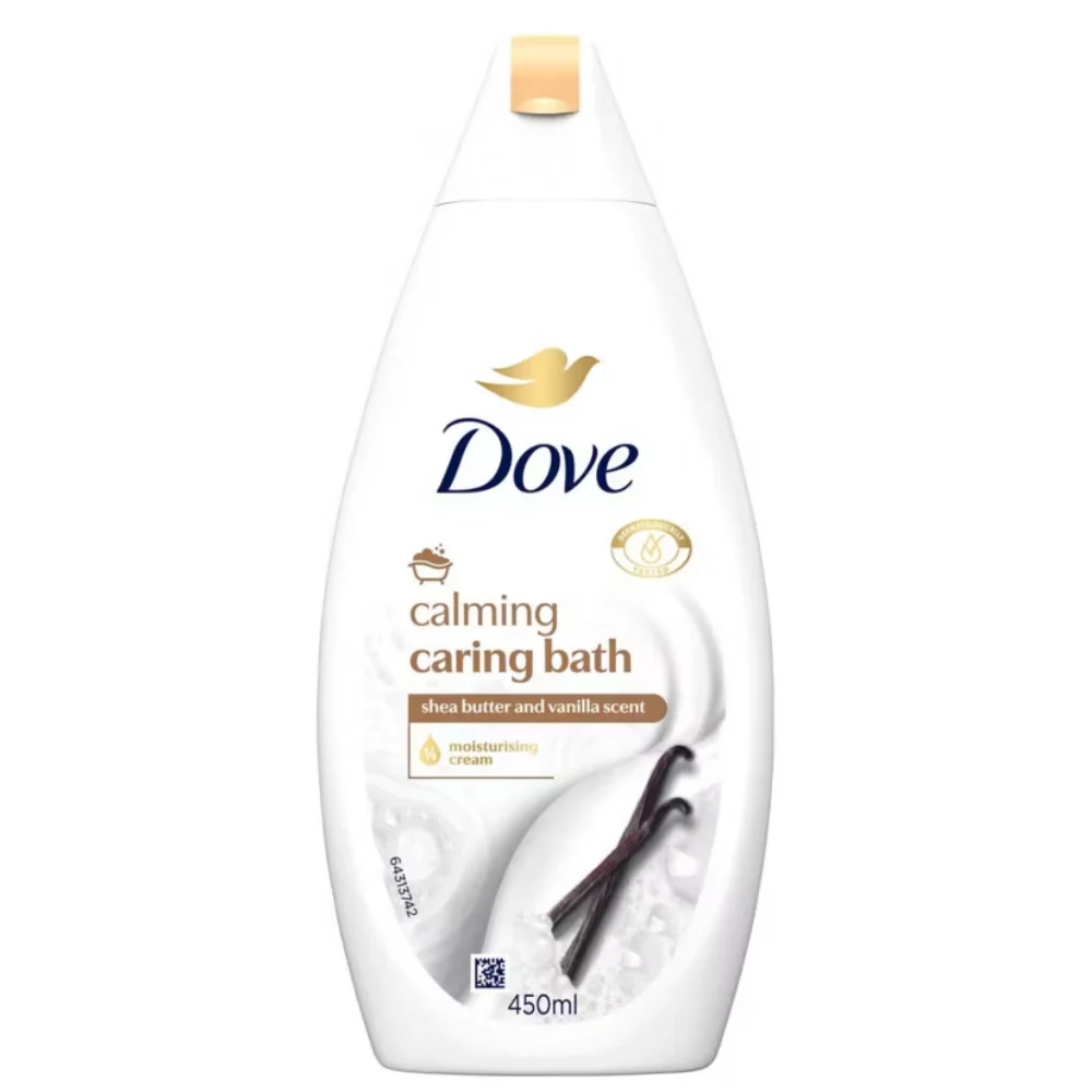 Dove Calming Caring Bath Soak 450ml