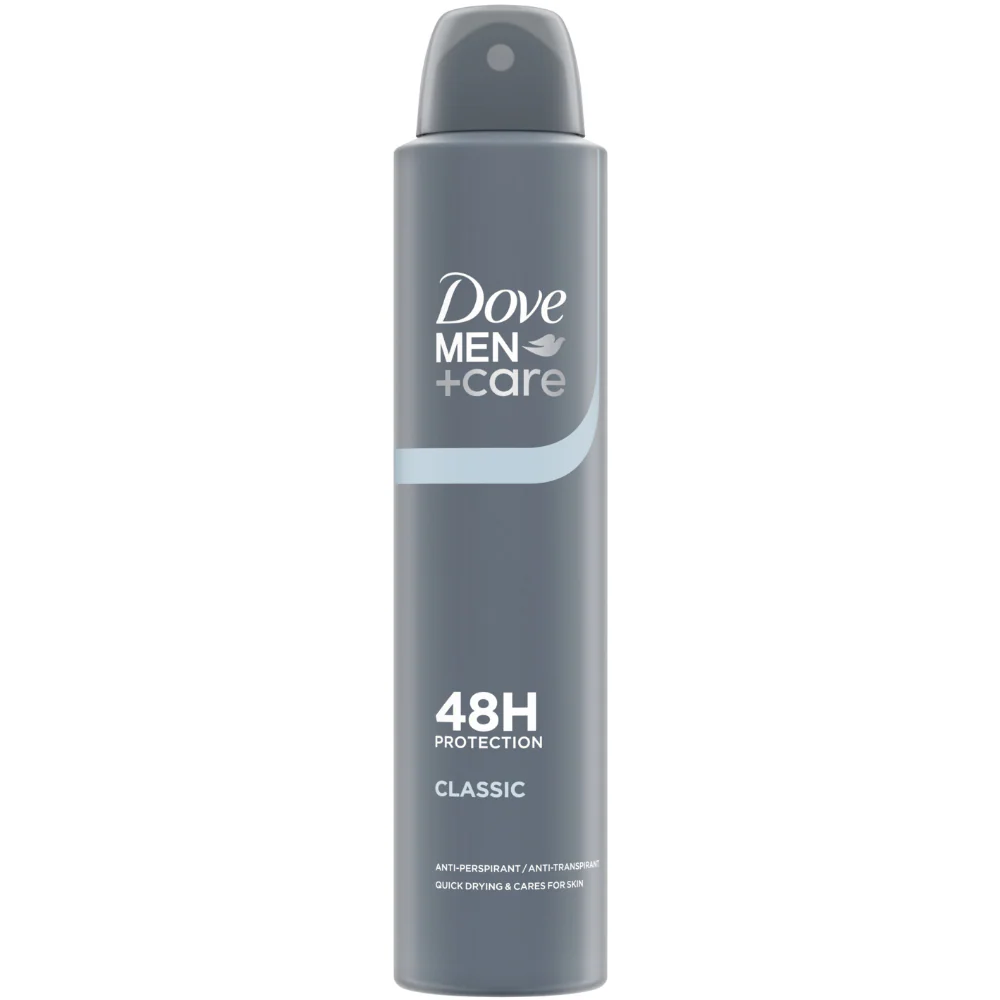 Dove Men+Care 48h Classic Anti-Perspirant Deodorant Spray 200ml