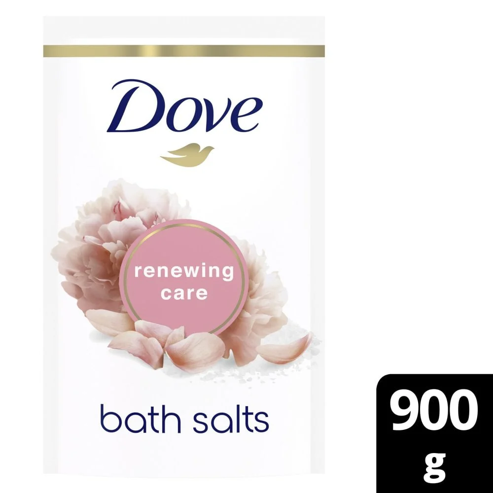 Dove Renewing Care Bath Salts Peony & Rose 900g - Image 2