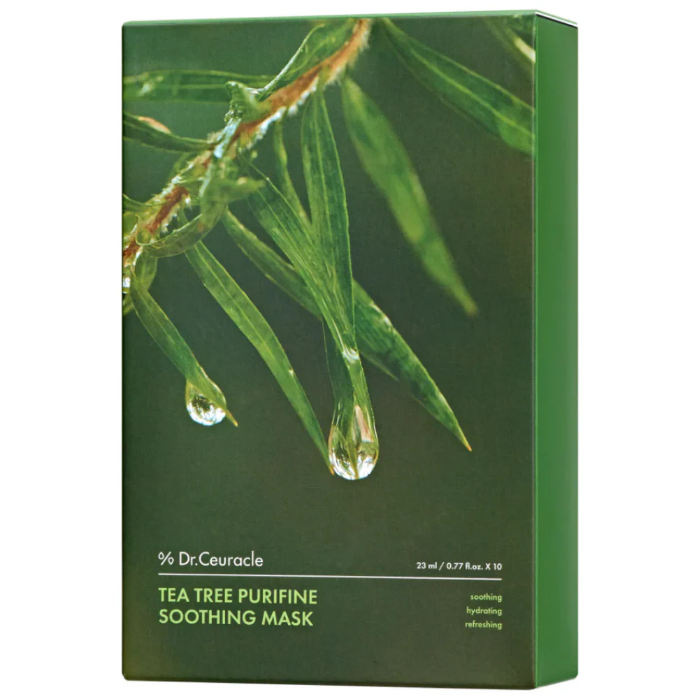 Dr. Ceuracle Tea Tree Purifine Soothing Sheet Mask 10 x 23ml