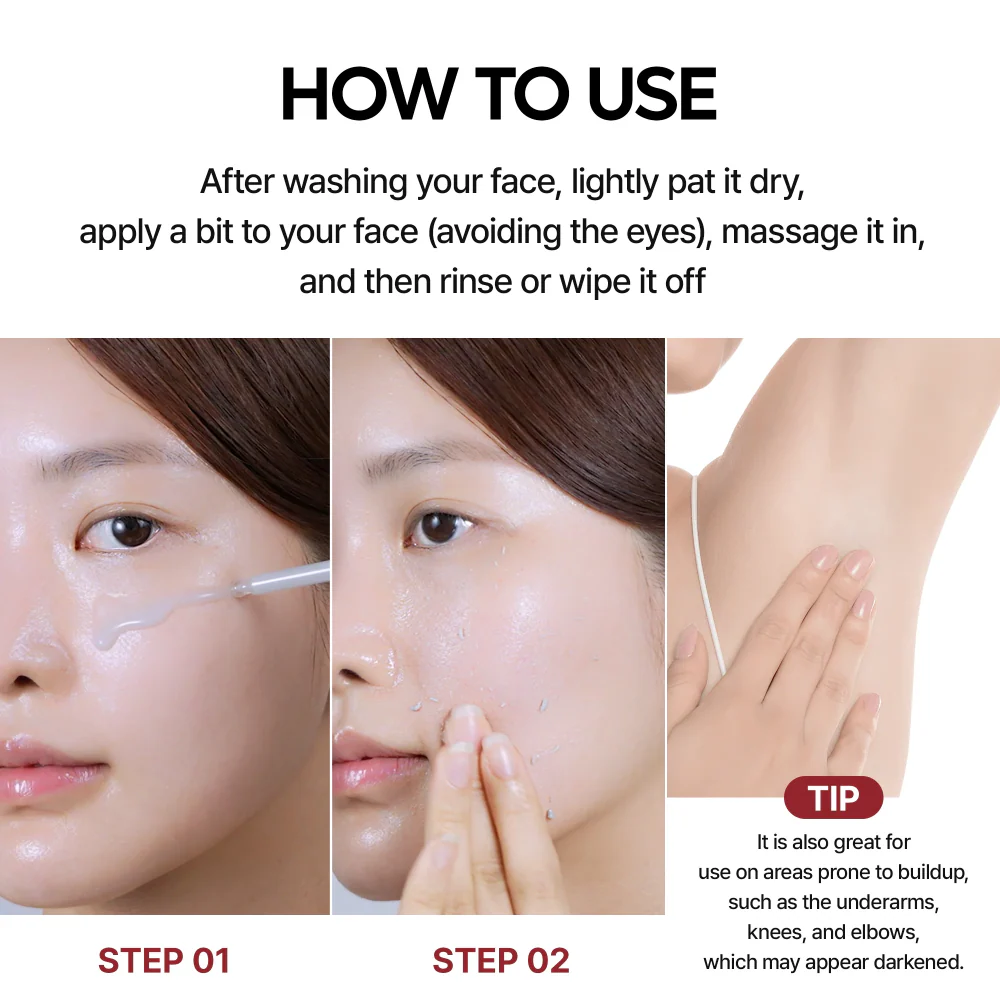 Dr. Melaxin Peel Shot Exfoliating White Rice Ampoule 80ml - Image 6