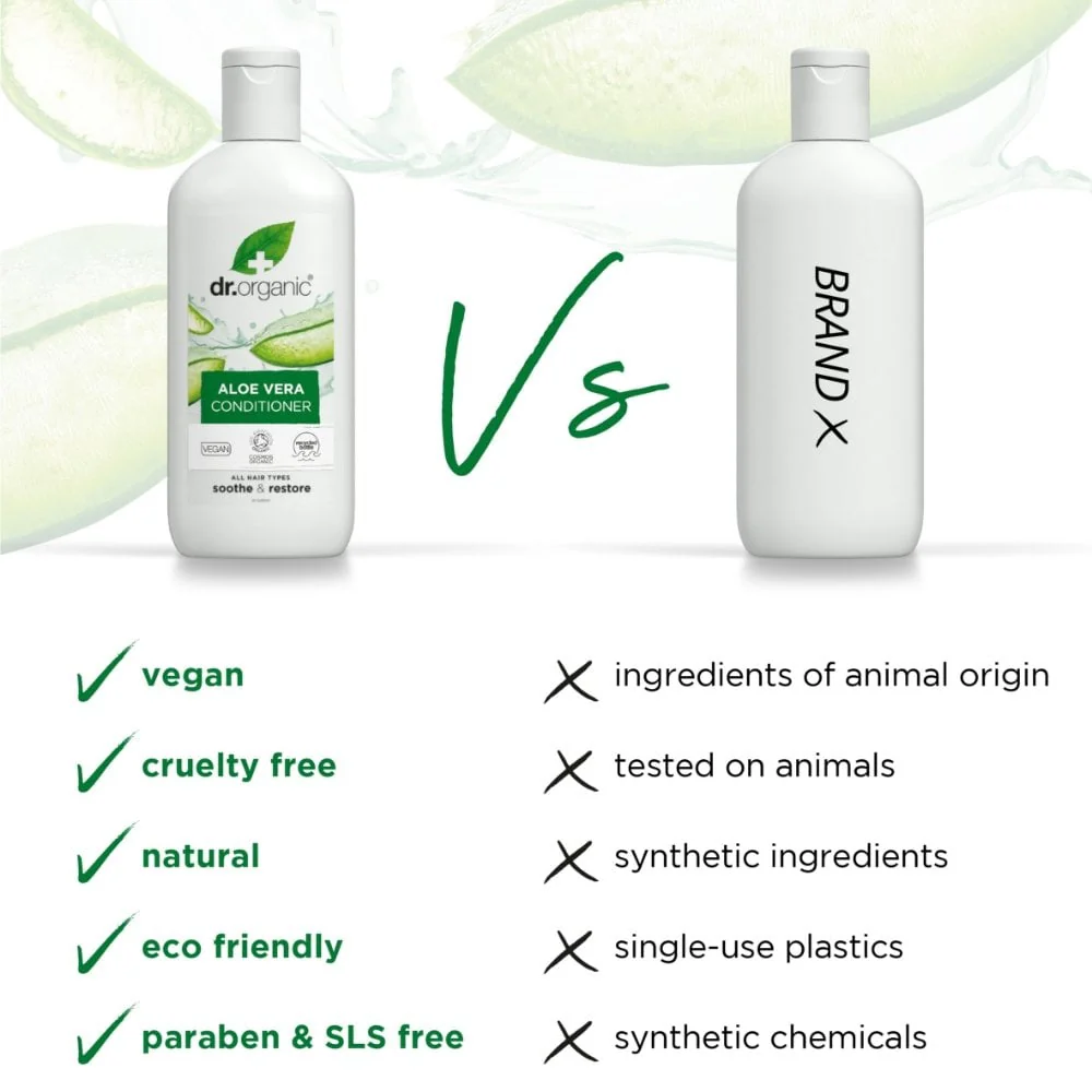 Dr. Organic Aloe Vera Conditioner 265ml - Image 4