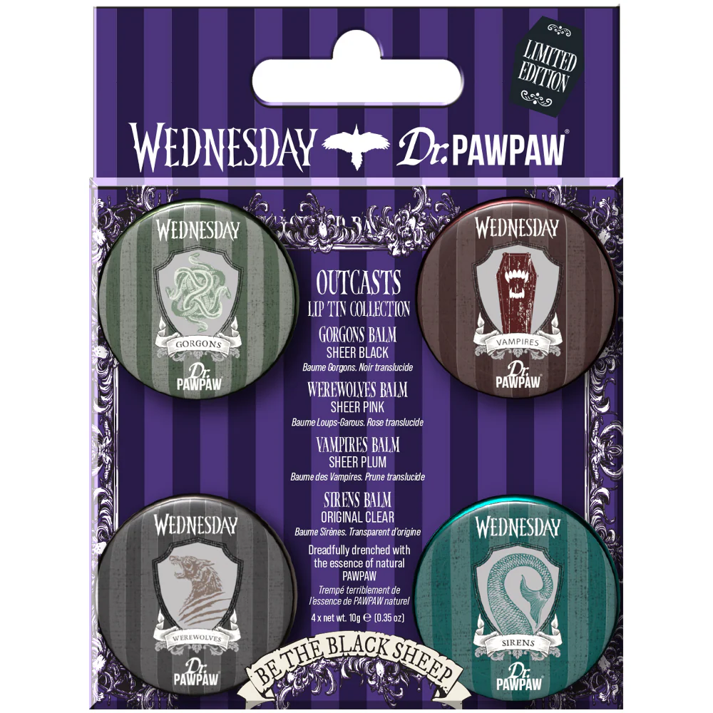 Dr. PawPaw X Wednesday Outcasts Lip Tin Collection
