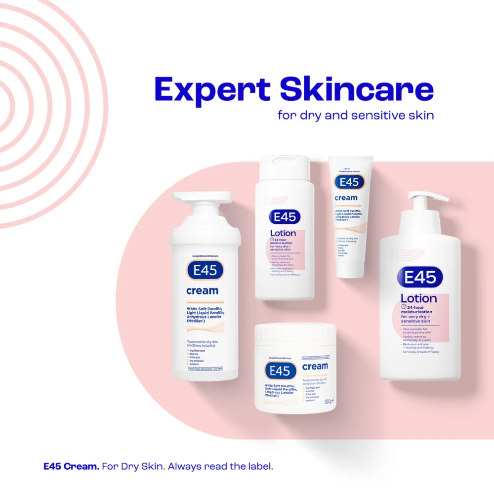 E45 Face Care Hydrating Moisturiser 50ml - Image 5