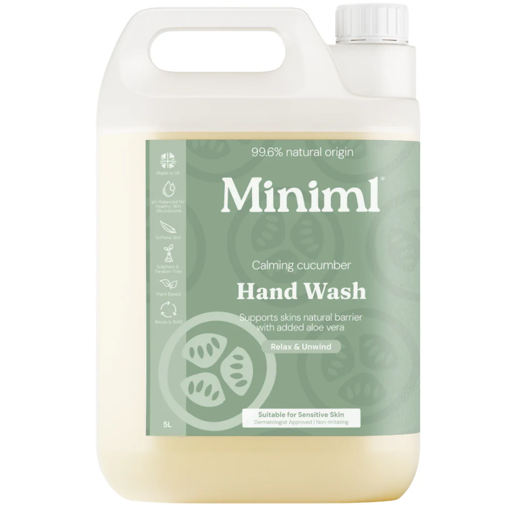 Miniml Eco-Friendly Hand Soap Cucumber + Aloe Vera 5000ml