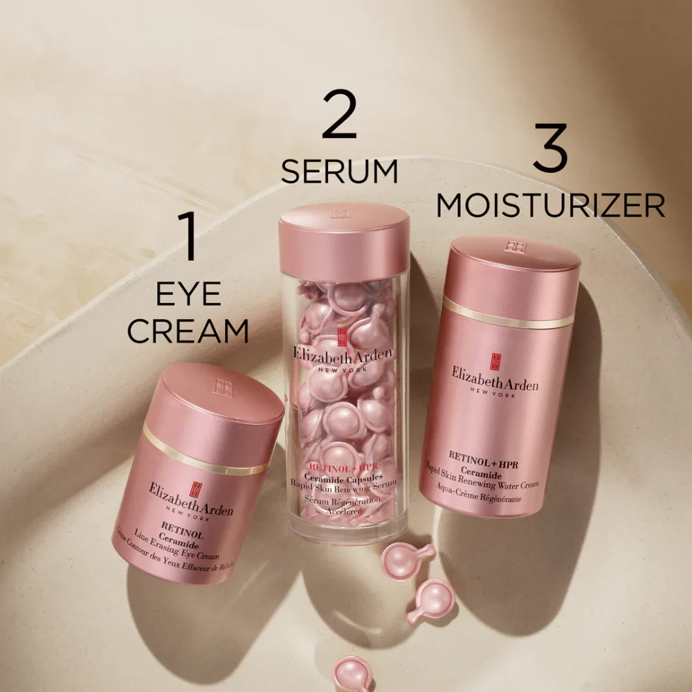 Elizabeth Arden Retinol + HPR Rapid Skin Renewing Ceramide Serum 90 Capsules - Image 12