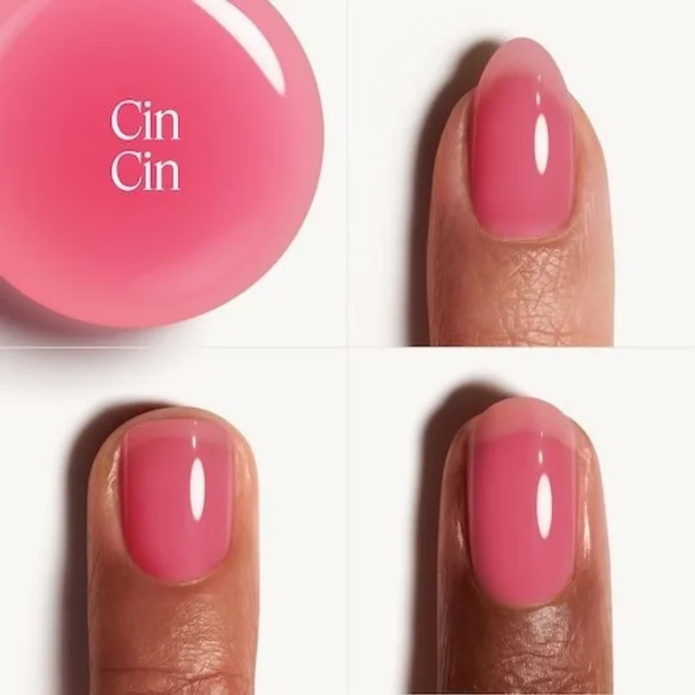 Essie Glass Nails Cin Cin Soft Pink Nail Polish 15ml - Image 3