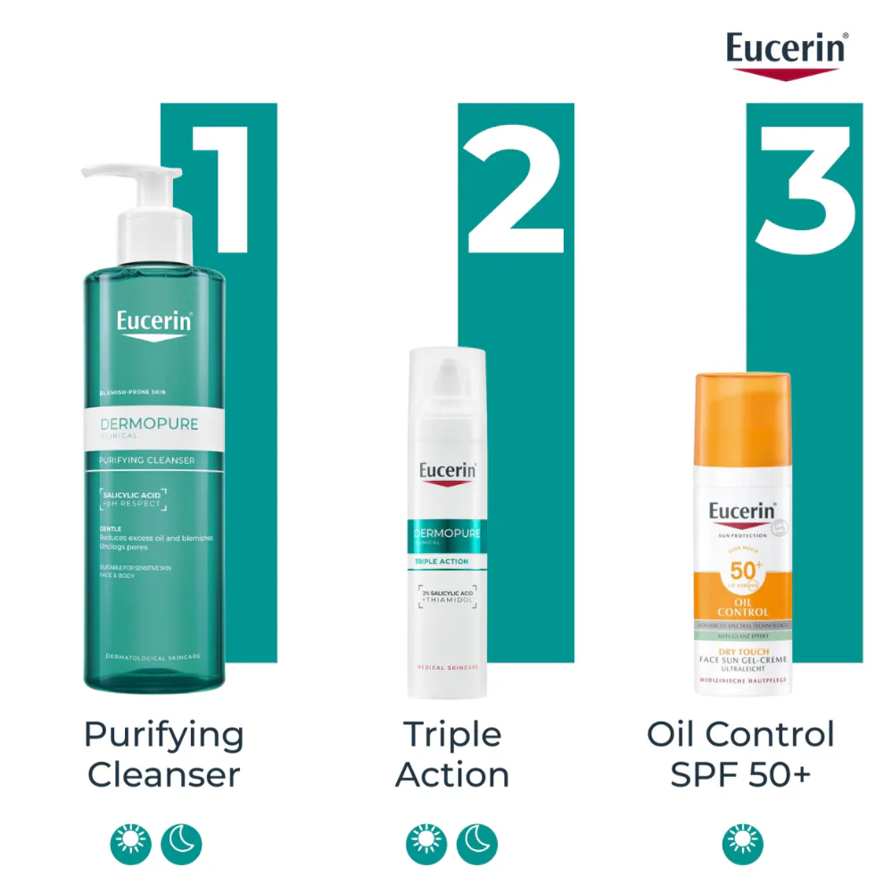 Eucerin DermoPurifyer Oil Control Cleansing Gel 200ml - Image 7