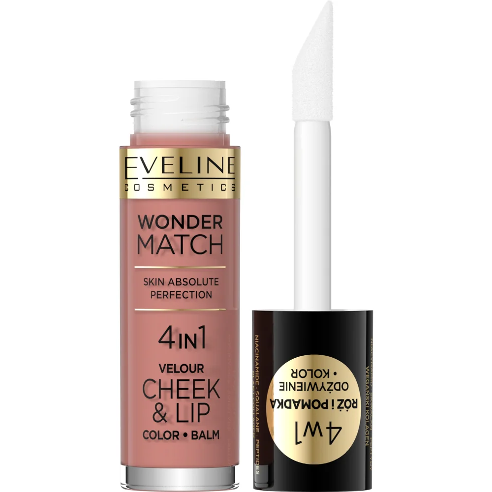 Eveline Cosmetics Wonder Match Skin Absolute Perfection 4 In 1 Velour Cheek & Lip Colour Balm 4.5ml - Image 4