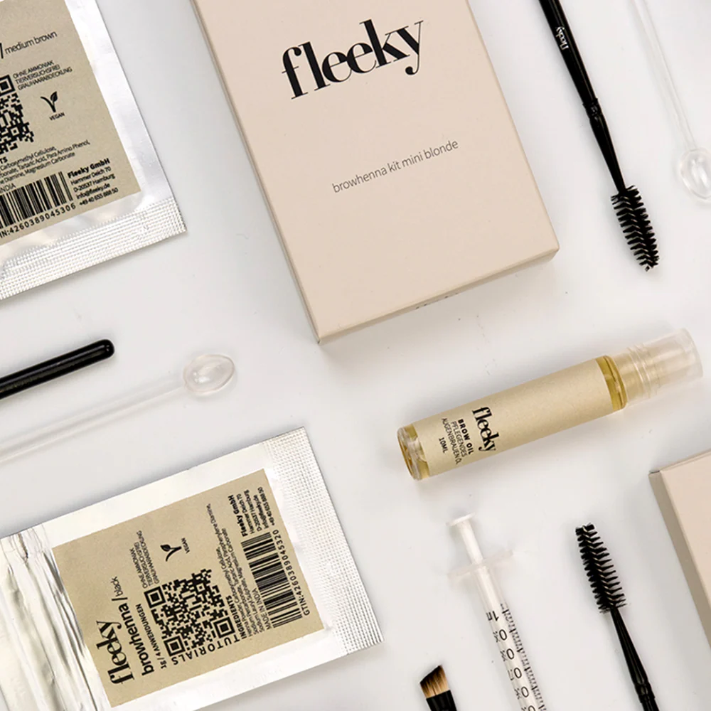 Fleeky Browhenna Mini Kit Blonde - Image 3